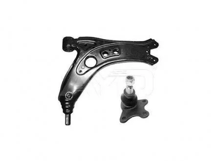 Важіль підвіски передн прав (кон 14.9*18.2) SKODA FABIA (-14), ROOMSTER (-15), VW POLO (02-), FOX (-15) Ayd 97-01753