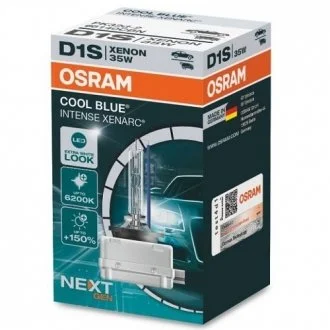 Лампочка D1S Cool Blue Intense NextGen (картон, 1 шт, 85В, 35Вт, тип гнізда: PK32D-2) OSRAM 66140CBN