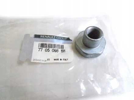 Фото 1 - гайка RENAULT 7705098191 ГАЙКА RENAULT 7705098191 (фото 1)