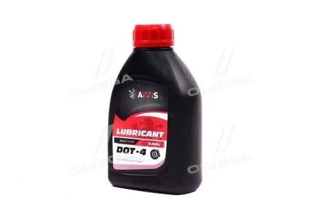 Рідина торм. AXXIS DOT4 (Каністра 0,5 L) 545g AXXIS Польша Ax-1022