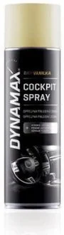 Средство для полировки и защиты приборных панелей (ваниль) DXI1 COCKPIT SPRAY VANILLA (500ML) DYNAMAX Dynamax 606137