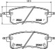 Колодки тормозные дисковые задние Infiniti QX56/Nissan Patrol 5.6 (10-) Nisshinbo NP2019 (фото 1)