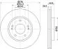 Диск гальмівний передній Mitsubishi Lancer 1.6, 2.0, 2.4 (03-) Nisshinbo ND3030K (фото 1)