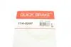 Ремкомплект гальмівного супорта передн Лів/Прав (діаметр поршня: 60) MERCEDES M (W163), M (W166) CHRYSLER 300M, CARAVAN, CONCORDE, GRAND VOYAGER III, NEW YORKER, PROWLER 2.2D-3.8 01.91-12.15 QUICK BRAKE 114-0247 (фото 7)