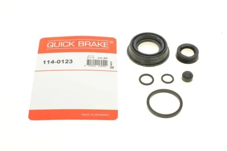 Ремкомплект суппорта (заднего) Mini Mini/Toyota Yaris 01-07 (d=34mm) QUICK BRAKE 114-0123