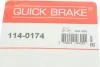 Ремкомплект супорта (заднього) Lexus RX 04-08 (d=42mm) QUICK BRAKE 114-0174 (фото 7)