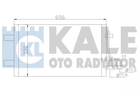 Радиатор кондиционера Ford C-Max, Focus C-Max, Focus II Kale oto radyator 386100