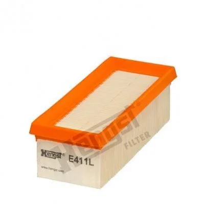 Фильтр воздушный Kangoo/Clio/Twingo 1.2 16V 01- HENGST FILTER E411L (фото 1)