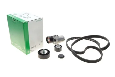 Комплект ремня генератора BMW 3 (E90/E91/E92/E93) 2.0/3.0D 04-13 (6PK 1698) N47D20 INA 529 0369 10