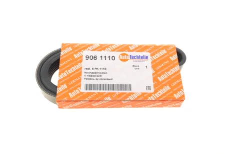 Ремень генератора Fiat Scudo/Citroen Berlingo 1.9D/TD 96- (6PK1110) AUTOTECHTEILE 906 1110