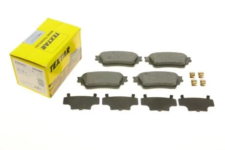 Колодки гальмівні (задні) Mitsubishi Eclipse Cross 17-/Outlander 1.5-3.0 12- (103.9x41.7x14.6) TEXTAR 2286401