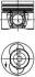 Поршень 81.00 STD VW LT 28-35,28-46 II 2.5TDI AVR,BBR 99- KOLBENSCHMIDT 40 734 600 (фото 1)