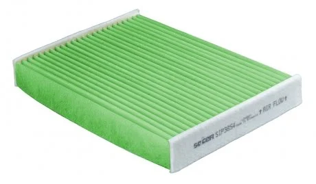 Фільтр салону Dacia Dokker/Lodgy/Renault Zoe 10- (антиалергенний, захист від вірусів) CabinHepa+ Purflux AHH386