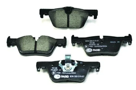 Гальмівні колодки дискові зад. BMW 3 (F30/F31) 12-/1 118 (F20) 10- Hella pagid 8DB 355 019-971
