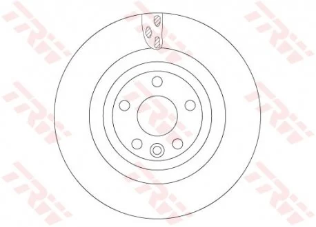 Гальмівний диск TRW DF6706S