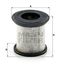 Фильтр системы вентиляции картера -FILTER MANN LC 10001x (фото 1)