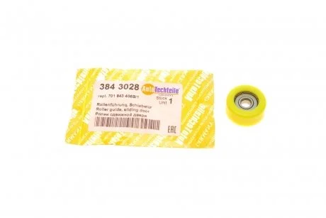 Ролик дверей (бічних/нижній) VW T4 90-03 AUTOTECHTEILE 384 3028
