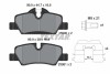 Колодки тормозные (задние) Mini Mini Cooper/One 13- B36/B37/B46/B47/B48 TEXTAR 2598001 (фото 15)