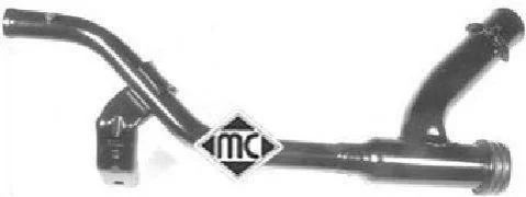 Патрубок радиатора Fiat 500L 1.3D,1.4 (12-), Doblo, Punto 1.2, 1.4 (05-) Metalcaucho 03193 (фото 1)