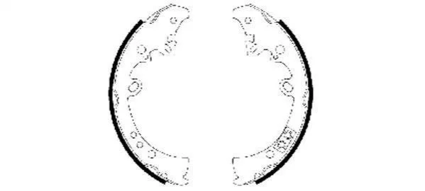 Тормозные колодки зад. Hilux/Fortuner 2.4-4.0 05- HELLA PAGID Hella pagid 8DB355003-011 (фото 1)