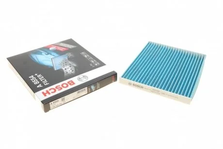 Фільтр салону Hyundai Tucson 04-/IX35 10-/Kia Sportage 10- (вугільний/антиалергенний) BOSCH 0986628554 (фото 1)