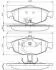 CHRYSLER тормозные колодки Sebring 2,0-2,7 -07 BOSCH 0986495161 (фото 1)