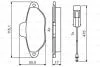 FIAT Тормозные колодки передние Punto 93- BOSCH 0986495475 (фото 1)