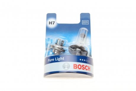 Автолампа H7 12V 55W PX26d Pure Light BOSCH 1987301411