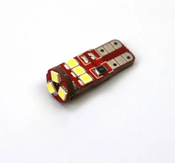 Лампа світлодіодна T10 W2.1x9.5D 9LEDs canbus SHAFER SL4305