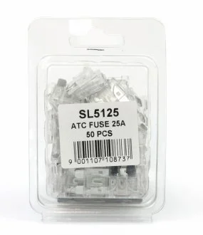 Запобіжник плоский прозорий 25A SHAFER SL5125