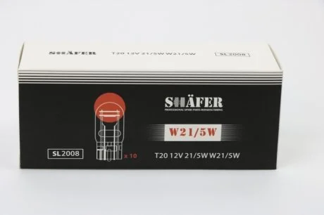 Лампа накалювання 12V 21/5W W21/5W SHAFER SL2008
