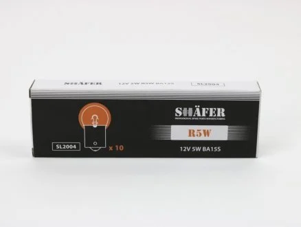 Лампа R5W 12V 5W BA 15s SHAFER SL2004