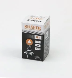Лампа H7 24V 70W PX26d SHAFER SL1207