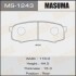 Колодка тормозная задняя Lexus GX 460 (09-)/ Mitsubishi Pajero (06-)/ Toyota Land Cruiser Prado (05-) MASUMA MS1243 (фото 1)