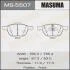 Колодки гальмівні передн Ford Focus (04-)/ Mazda 3 (03-), 5 (05-15) (MS-5507) MASUMA MS5507 (фото 1)