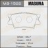 Колодка тормозная задняя Toyota Camry (06-), RAV 4 (05-) MASUMA MS1522 (фото 1)