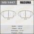 Колодка тормозная передняя Toyota RAV 4 (00-05) MASUMA MS1447 (фото 1)