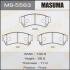 Колодки гальмівні передн Mazda 6 (07-12) (MS-5563) MASUMA MS5563 (фото 1)