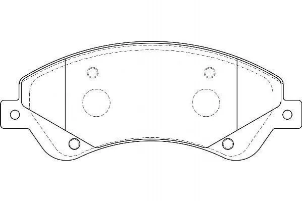JURID FORD Тормозные колодки дисковые передн.Transit 06- Jurid 573276D (фото 1)