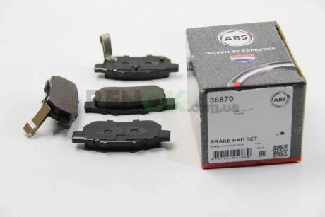 Гальмівні колодки зад. Jazz/City/Fit/Civic/Ballade/CRX 92- A.B.S. A.B.S. 36870