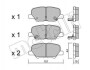 Колодки гальмівні (задні) Citroen C4 Aircross/Mazda 6/Mitsubishi Outlander III/Peugeot 4008 12- Metelli 22-0995-0 (фото 1)