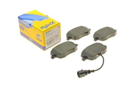 Колодки гальмівні (передні) Seat Ibiza/VW Polo 01-09/Skoda Fabia 99-14/Roomster 06-15 (+датчик) Metelli 22-0547-1