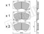 Колодки тормозные (передние) Mitsubishi Pajero IV/Toyota Hilux 06-/Land Cruiser Prado/Lexus GX 01- Metelli 22-0454-0 (фото 2)