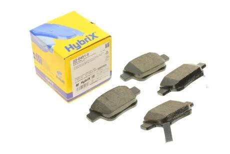 Колодки гальмівні (задні) Toyota Avensis 03-08/Corolla Verso 04-09 Metelli 22-0451-0