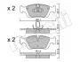 Колодки гальмівні (передні) BMW 3 (E36/E46) 90-05 Metelli 22-0312-0 (фото 2)