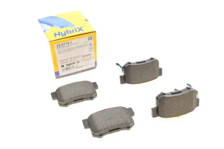 Колодки гальмівні (задні) Honda Accord VIII 08-/CR-V II 01-07/CR-V IV 12-/FR-V 04- Metelli 22-0173-1