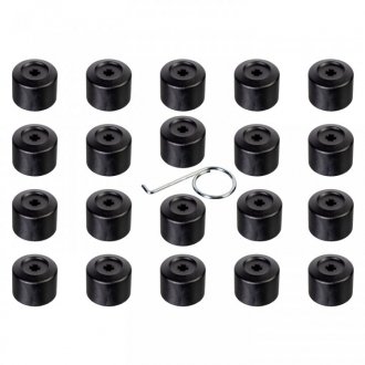 Комплект колпачков болта колесного диска VW (+ крюк для снятия) FEBI BILSTEIN 175230