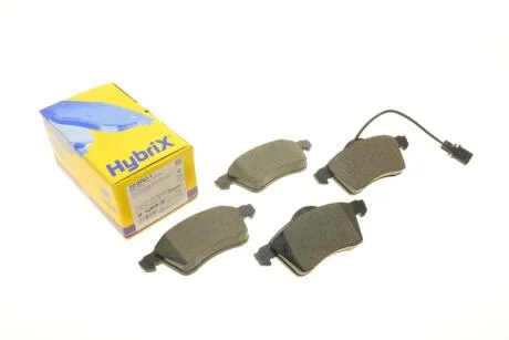 Колодки гальмівні (передні) VW T4 90-03 R15 (+датчик) Metelli 22-0263-1