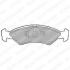 FORD Колодки тормозные передние FIESTA 17MM 8/83-89 Delphi LP351 (фото 1)