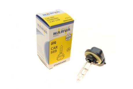 Автолампа 889 12.8V 27W PGJ13 Standard (Американские типы) NARVA 480453000